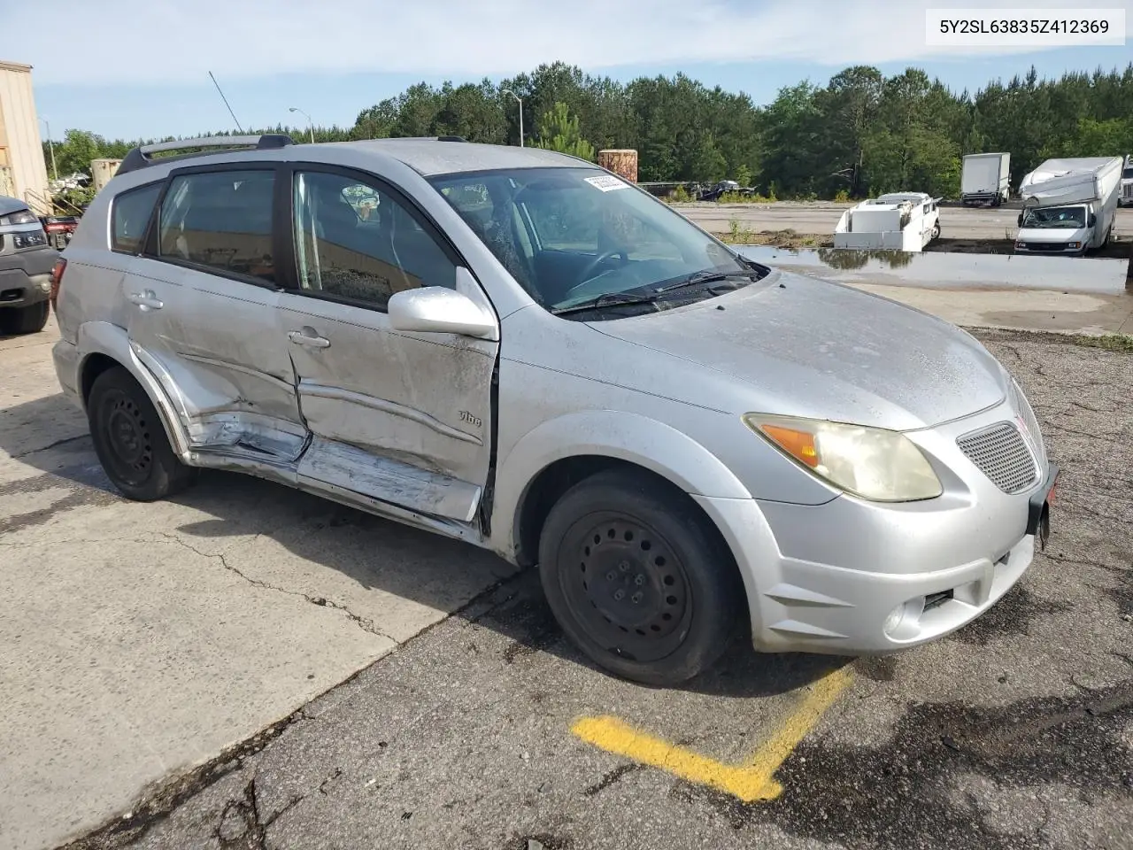 2005 Pontiac Vibe VIN: 5Y2SL63835Z412369 Lot: 56356205