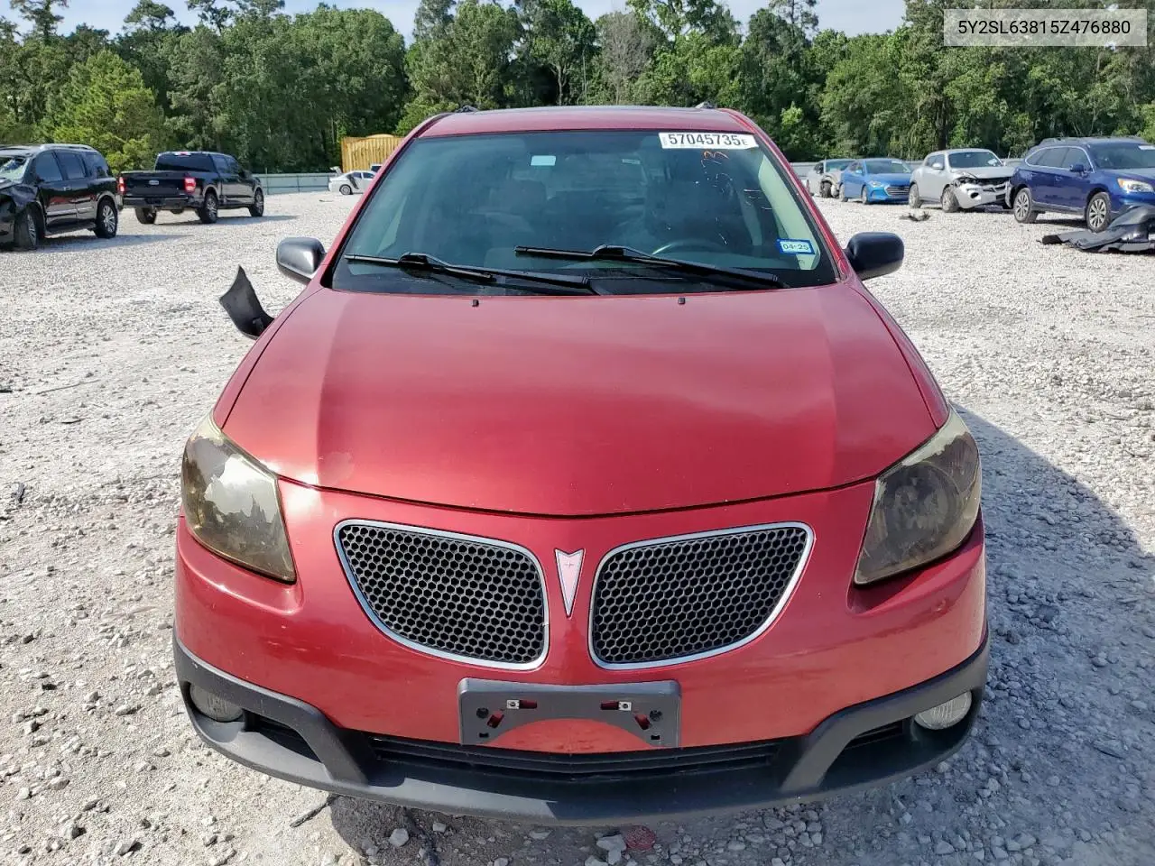5y2sl63815z476880 5Y2SL63815Z476880 2005 Pontiac Vibe