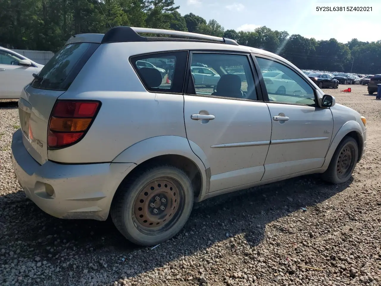 2005 Pontiac Vibe VIN: 5Y2SL63815Z402021 Lot: 61993385