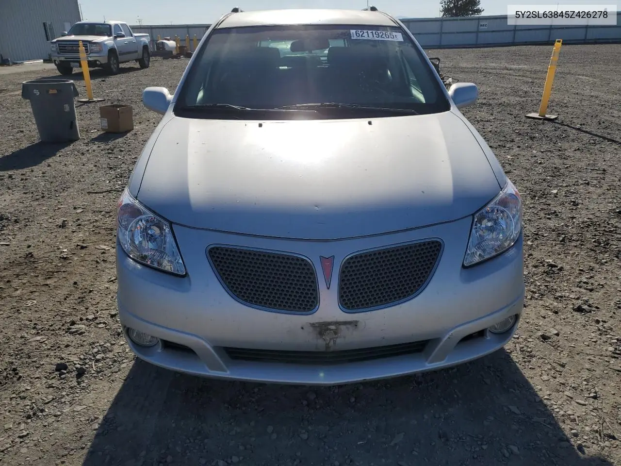 2005 Pontiac Vibe VIN: 5Y2SL63845Z426278 Lot: 62119265