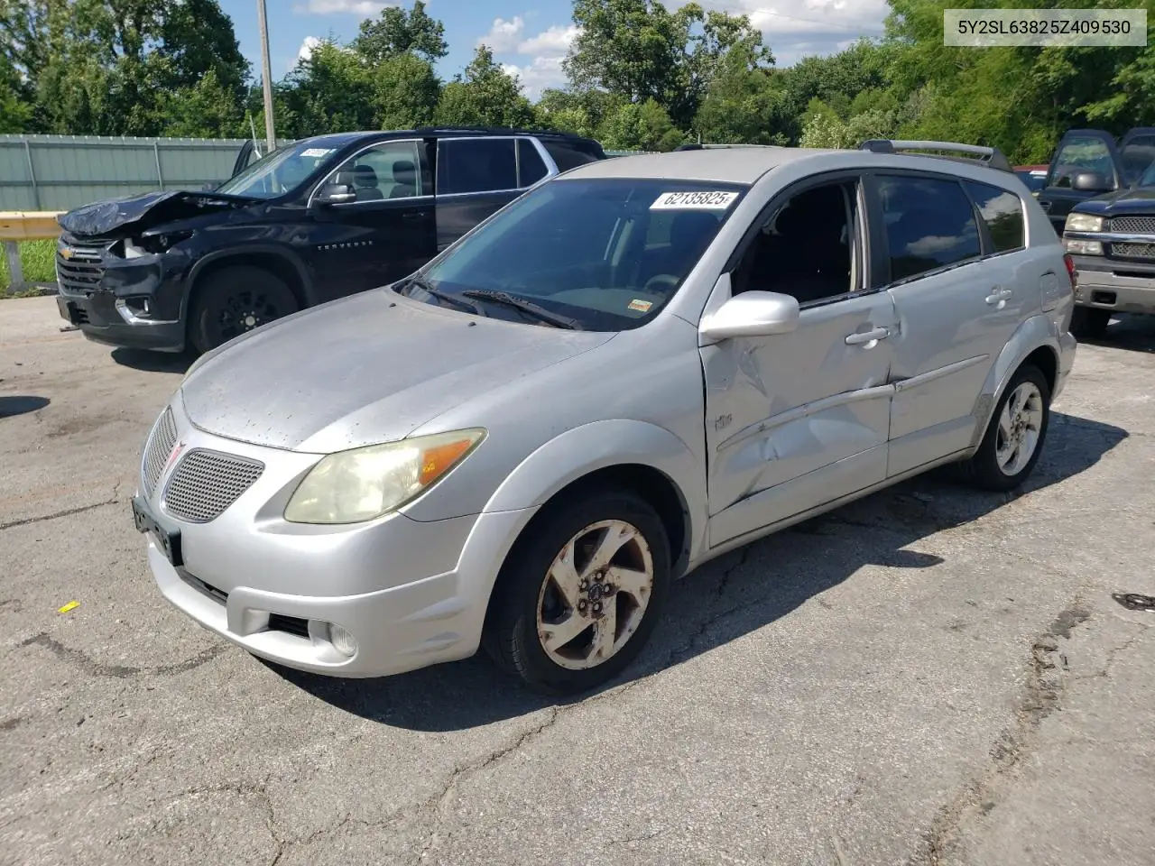 2005 Pontiac Vibe VIN: 5Y2SL63825Z409530 Lot: 62135825