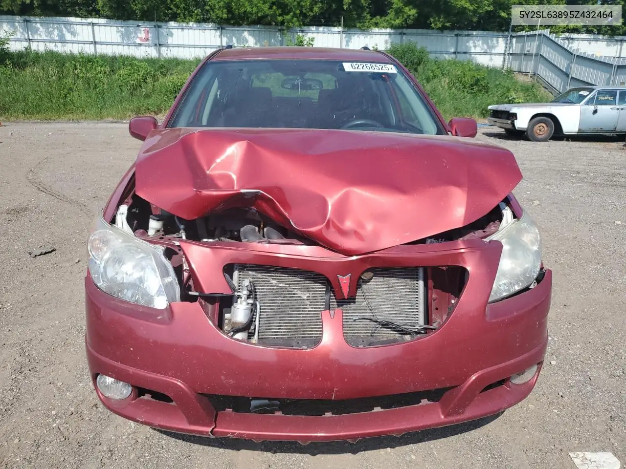 2005 Pontiac Vibe VIN: 5Y2SL63895Z432464 Lot: 62268525