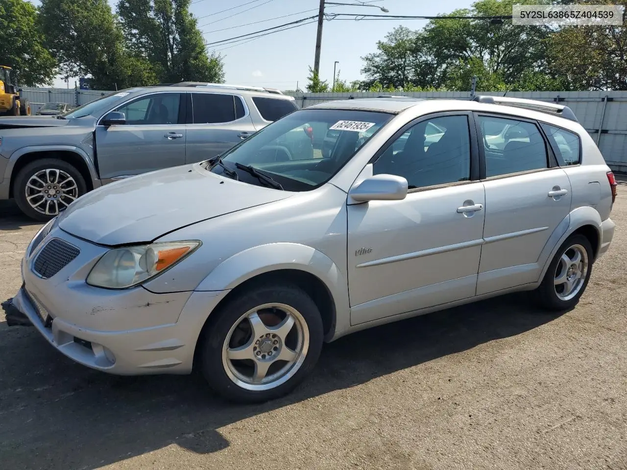 2005 Pontiac Vibe VIN: 5Y2SL63865Z404539 Lot: 62461935