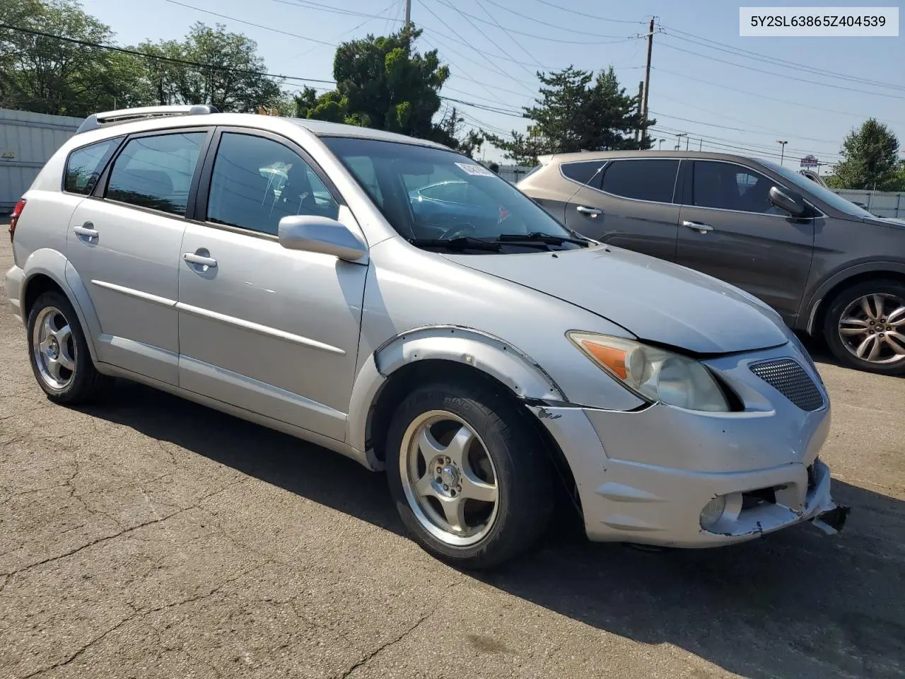 2005 Pontiac Vibe VIN: 5Y2SL63865Z404539 Lot: 62461935