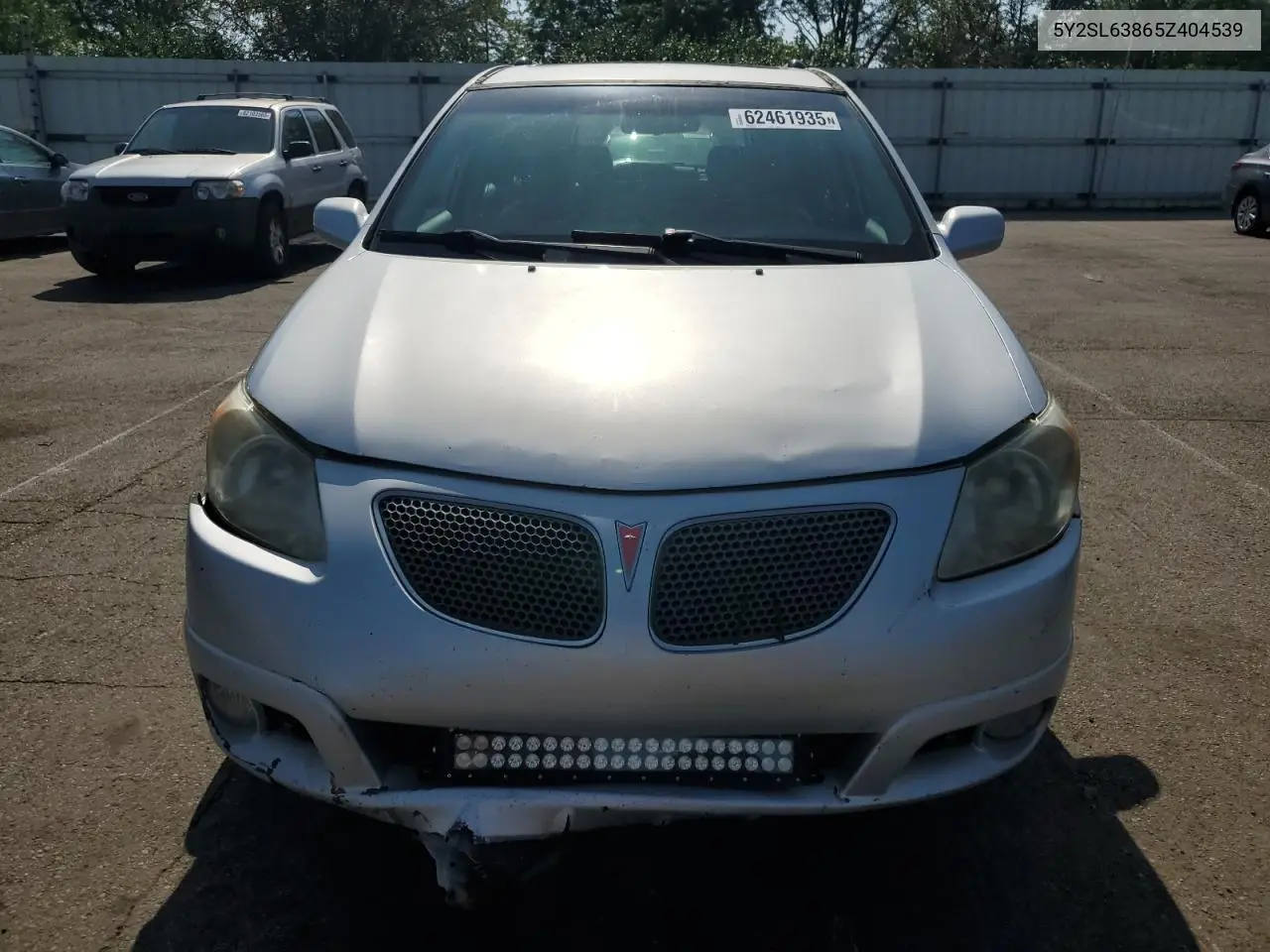 2005 Pontiac Vibe VIN: 5Y2SL63865Z404539 Lot: 62461935