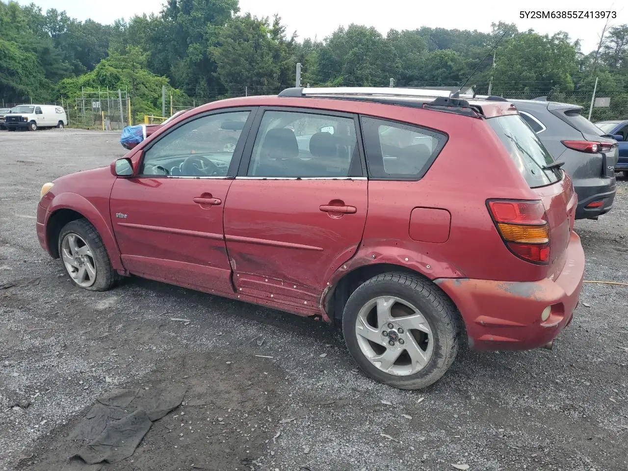2005 Pontiac Vibe VIN: 5Y2SM63855Z413973 Lot: 62861305