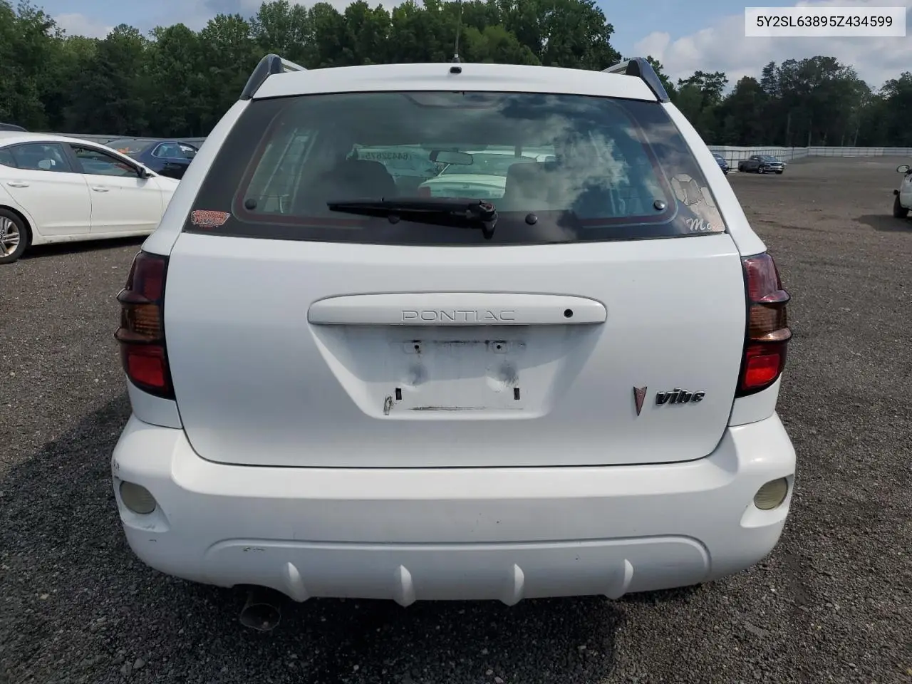 2005 Pontiac Vibe VIN: 5Y2SL63895Z434599 Lot: 64432675