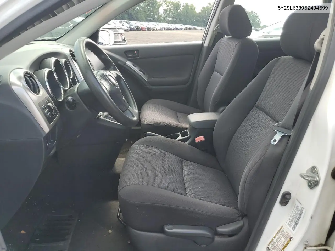 2005 Pontiac Vibe VIN: 5Y2SL63895Z434599 Lot: 64432675