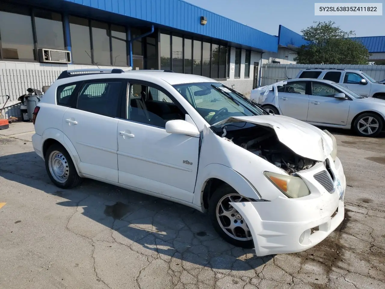 2005 Pontiac Vibe VIN: 5Y2SL63835Z411822 Lot: 64511275
