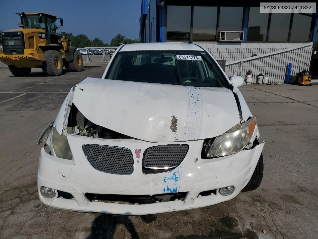 2005 Pontiac Vibe VIN: 5Y2SL63835Z411822 Lot: 64511275