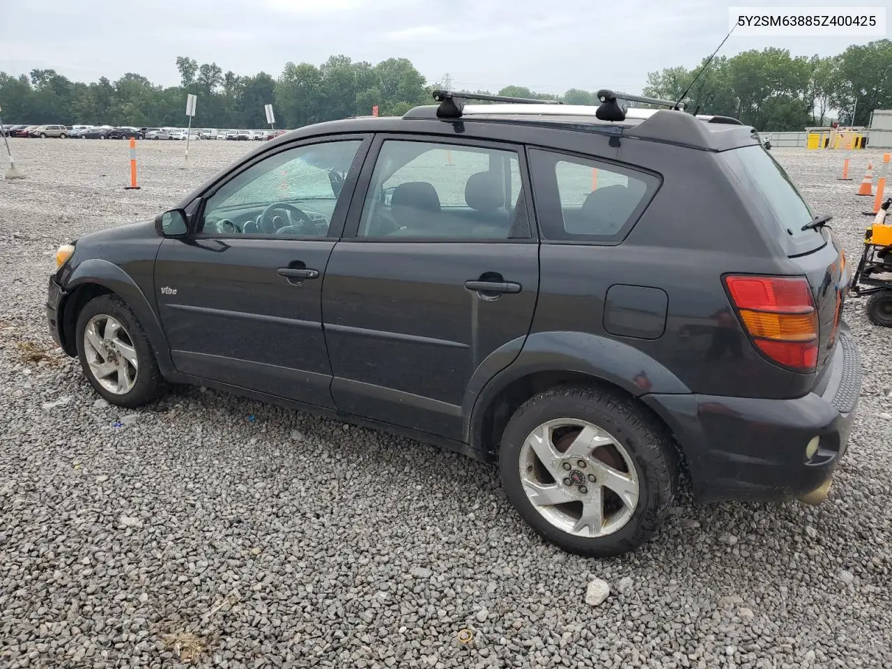 2005 Pontiac Vibe VIN: 5Y2SM63885Z400425 Lot: 64659135
