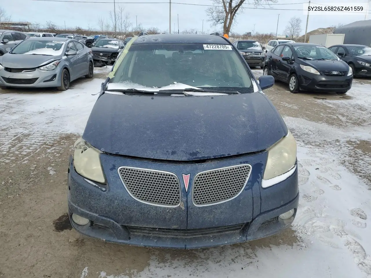 2006 Pontiac Vibe VIN: 5Y2SL65826Z461559 Lot: 47228705
