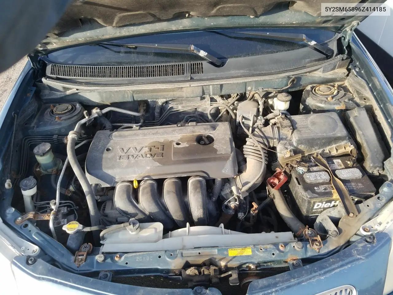 2006 Pontiac Vibe VIN: 5Y2SM65896Z414185 Lot: 49672935