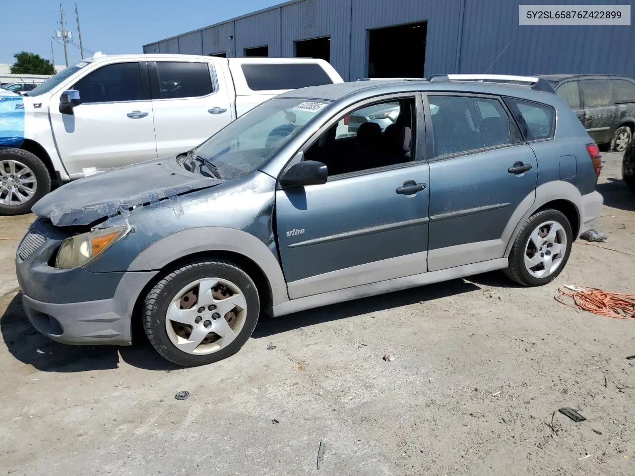2006 Pontiac Vibe VIN: 5Y2SL65876Z422899 Lot: 53205095