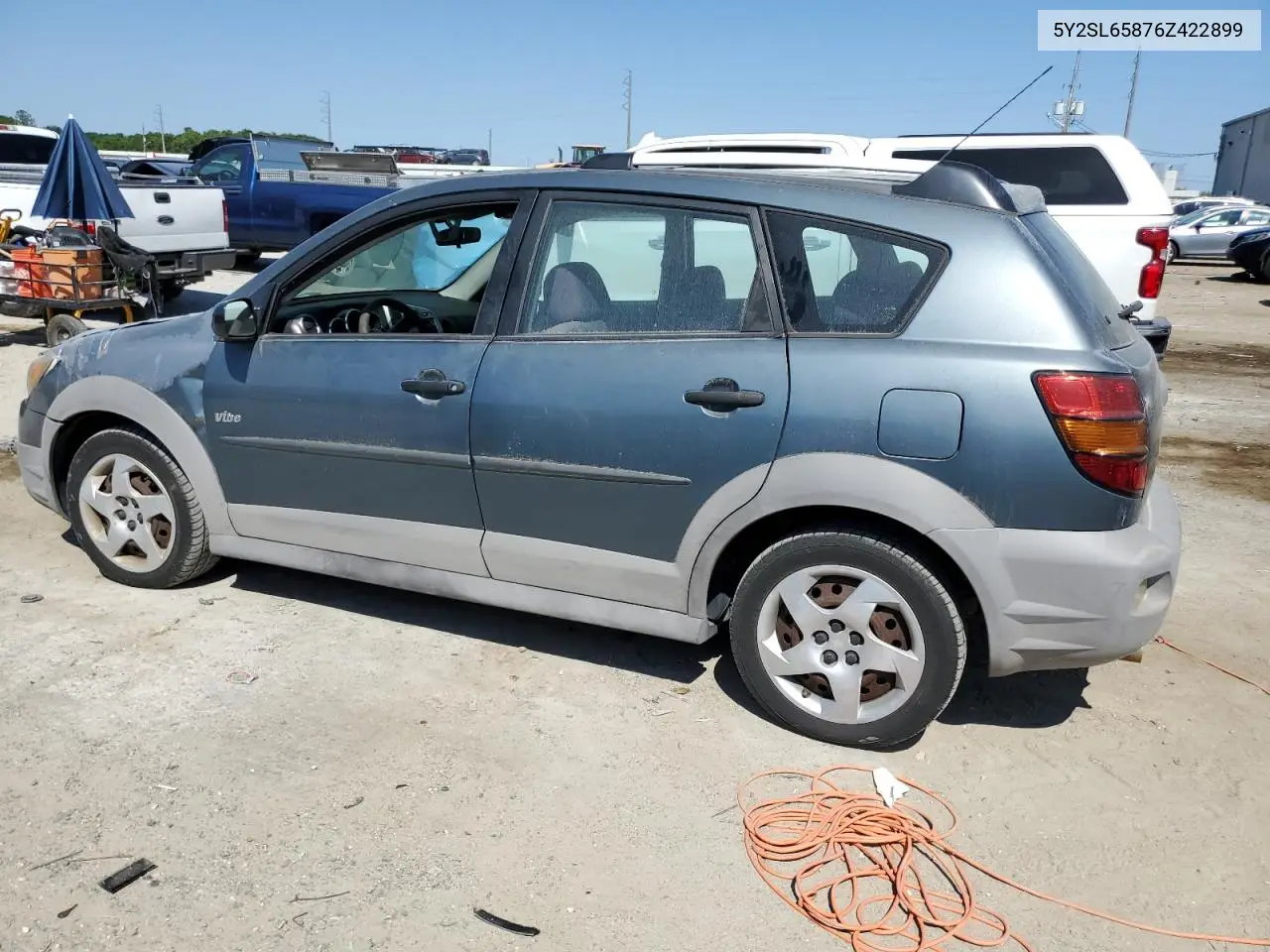 2006 Pontiac Vibe VIN: 5Y2SL65876Z422899 Lot: 53205095