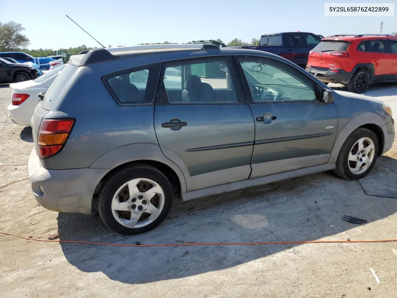 2006 Pontiac Vibe VIN: 5Y2SL65876Z422899 Lot: 53205095