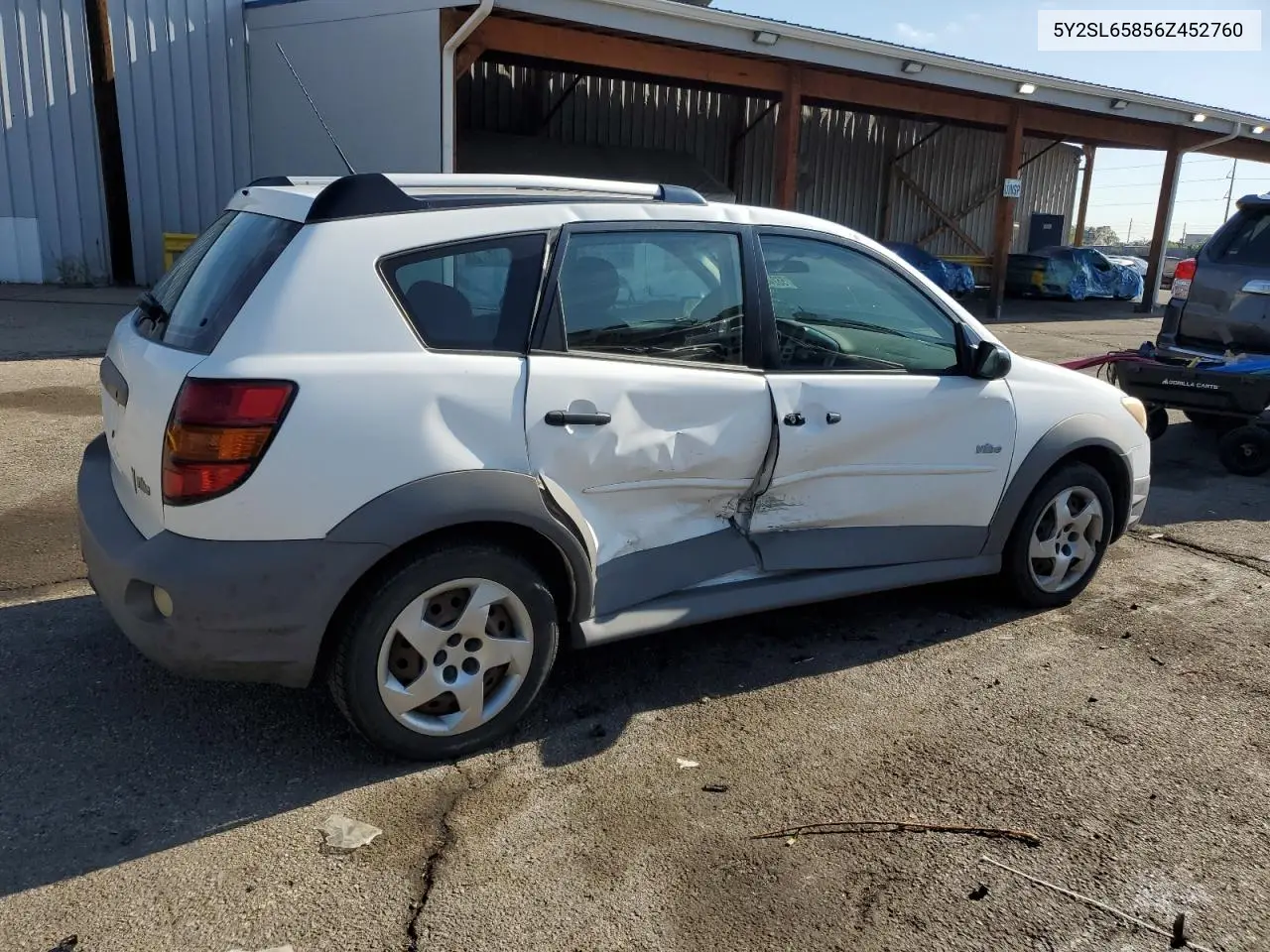 2006 Pontiac Vibe VIN: 5Y2SL65856Z452760 Lot: 56246455