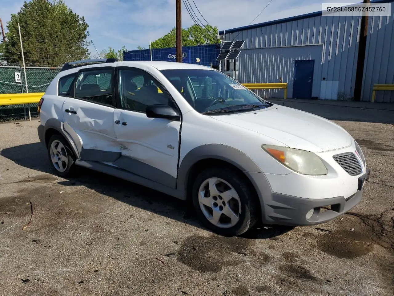 2006 Pontiac Vibe VIN: 5Y2SL65856Z452760 Lot: 56246455