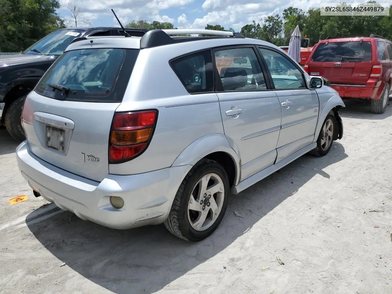 2006 Pontiac Vibe VIN: 5Y2SL65846Z449879 Lot: 62374075