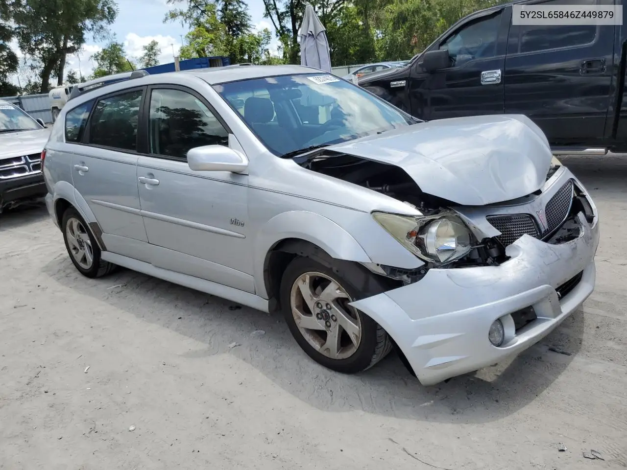 2006 Pontiac Vibe VIN: 5Y2SL65846Z449879 Lot: 62374075
