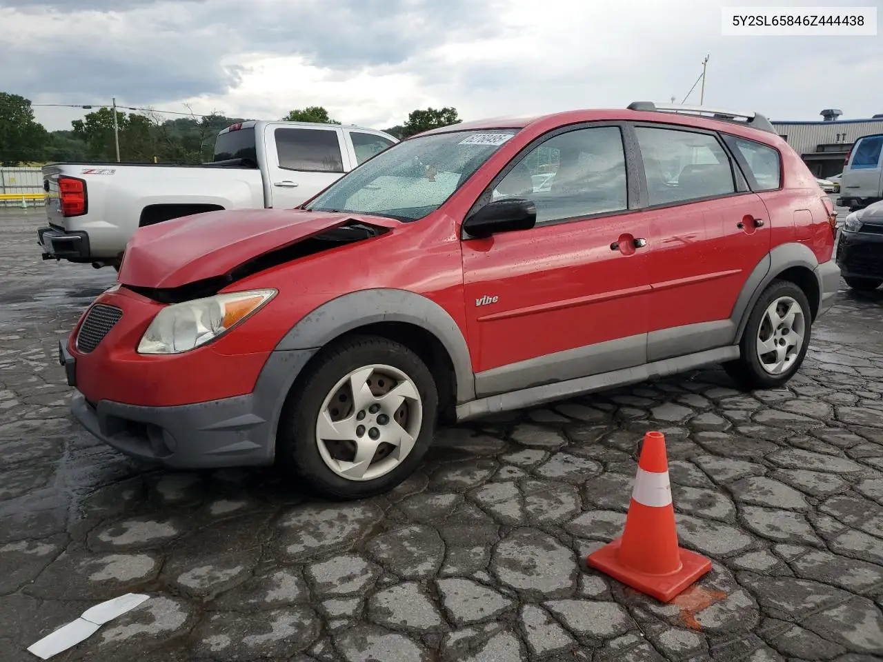 2006 Pontiac Vibe VIN: 5Y2SL65846Z444438 Lot: 62760495