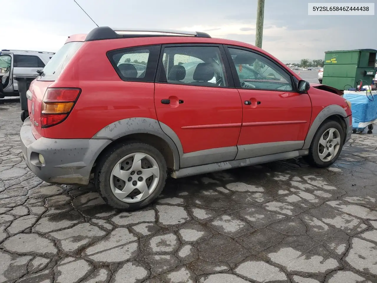 2006 Pontiac Vibe VIN: 5Y2SL65846Z444438 Lot: 62760495