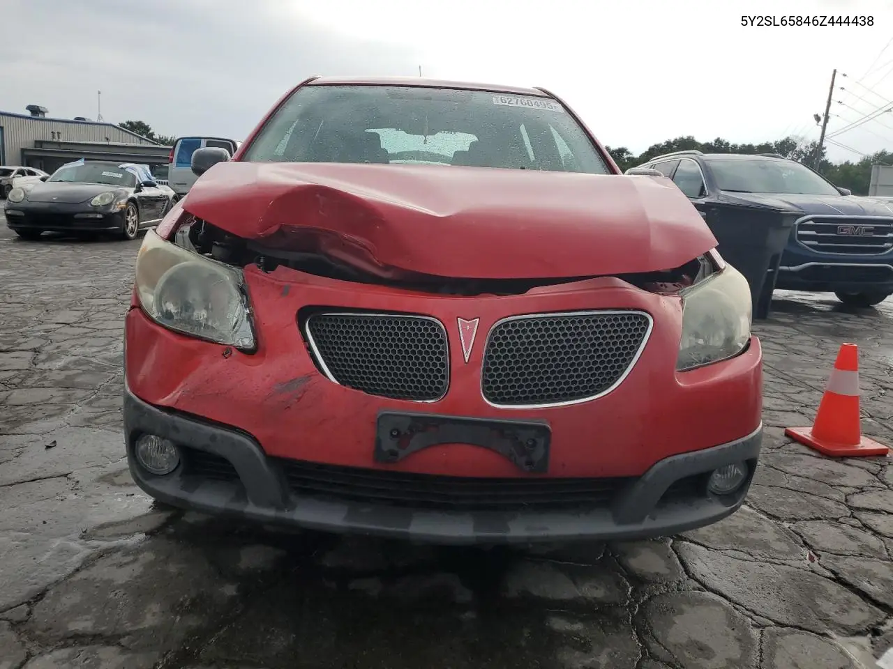 2006 Pontiac Vibe VIN: 5Y2SL65846Z444438 Lot: 62760495