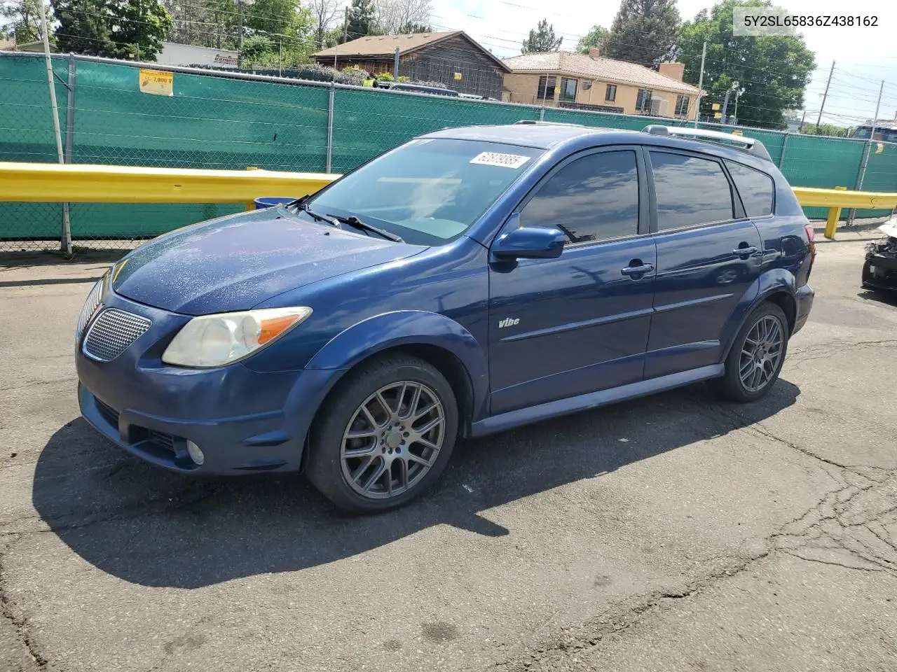 2006 Pontiac Vibe VIN: 5Y2SL65836Z438162 Lot: 62879385