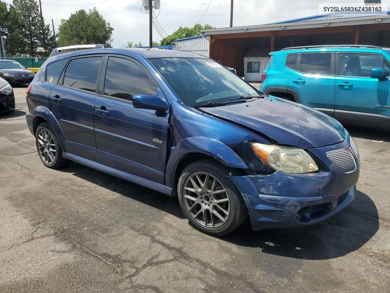 2006 Pontiac Vibe VIN: 5Y2SL65836Z438162 Lot: 62879385