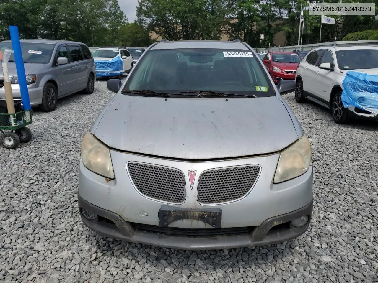 2006 Pontiac Vibe VIN: 5Y2SM67816Z418373 Lot: 63330155