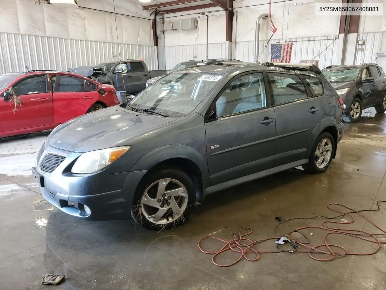 2006 Pontiac Vibe VIN: 5Y2SM65806Z408081 Lot: 64002315