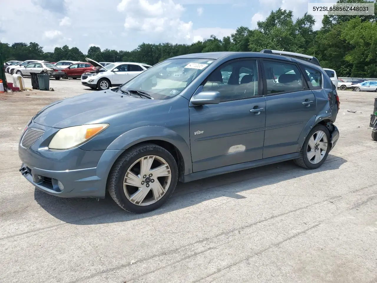 2006 Pontiac Vibe VIN: 5Y2SL65856Z448031 Lot: 64110335