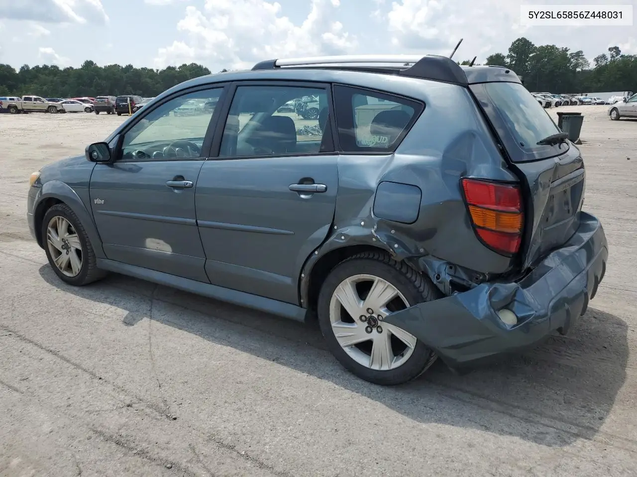2006 Pontiac Vibe VIN: 5Y2SL65856Z448031 Lot: 64110335