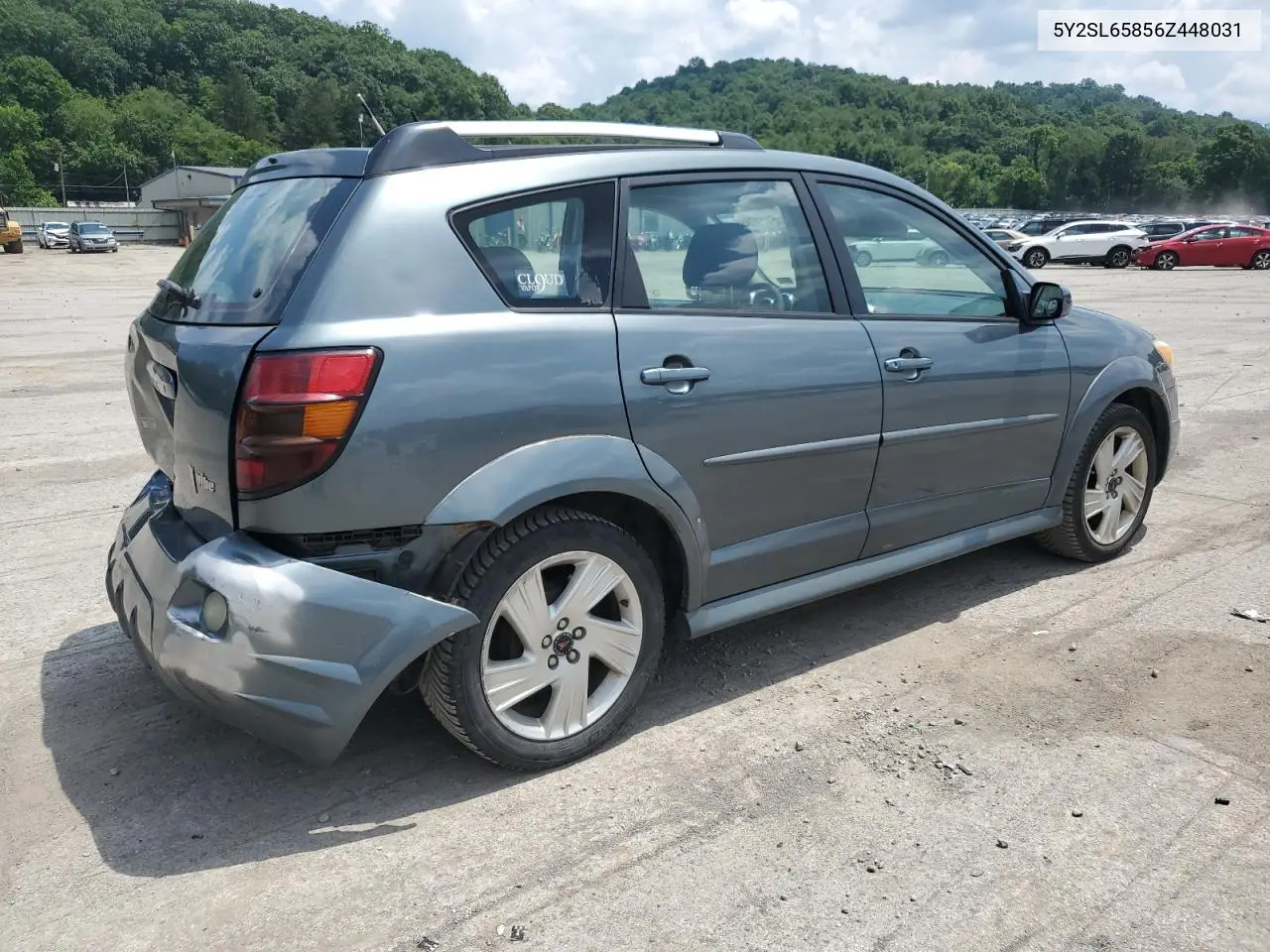 2006 Pontiac Vibe VIN: 5Y2SL65856Z448031 Lot: 64110335