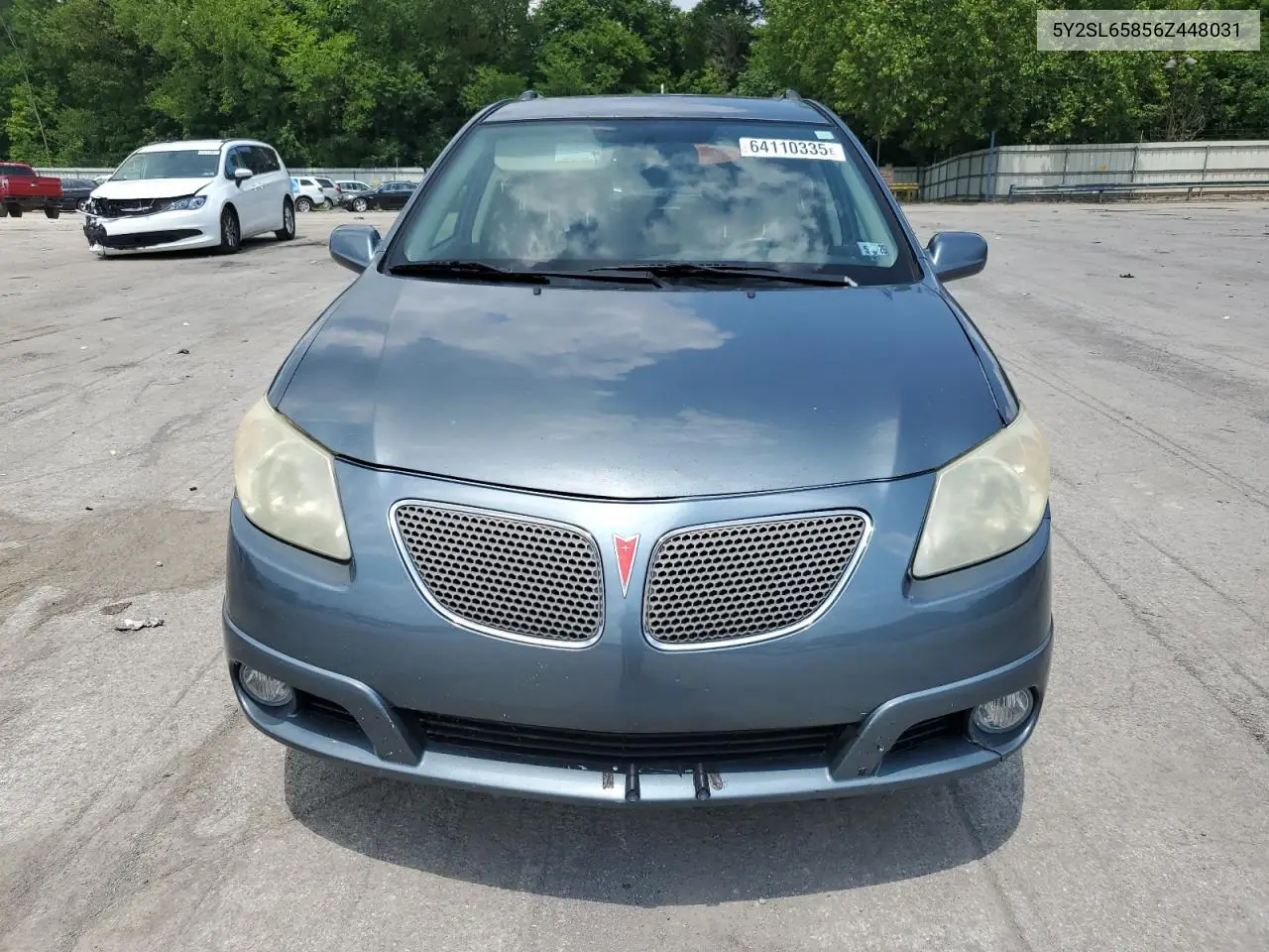 2006 Pontiac Vibe VIN: 5Y2SL65856Z448031 Lot: 64110335