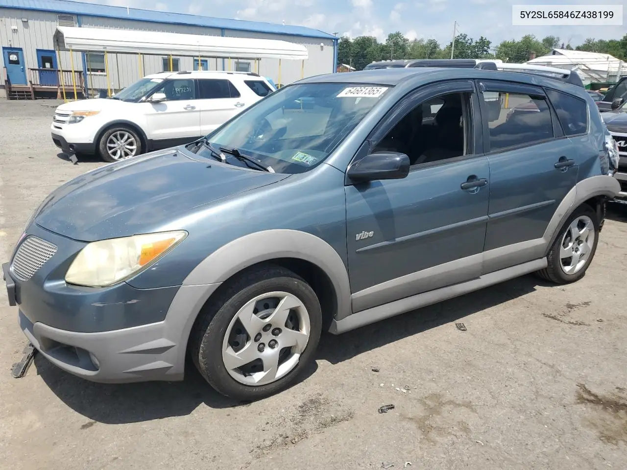 2006 Pontiac Vibe VIN: 5Y2SL65846Z438199 Lot: 64661365