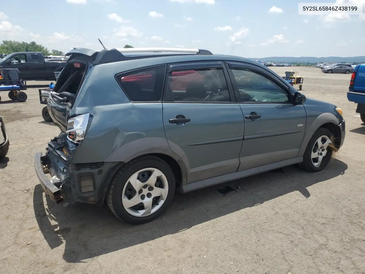2006 Pontiac Vibe VIN: 5Y2SL65846Z438199 Lot: 64661365