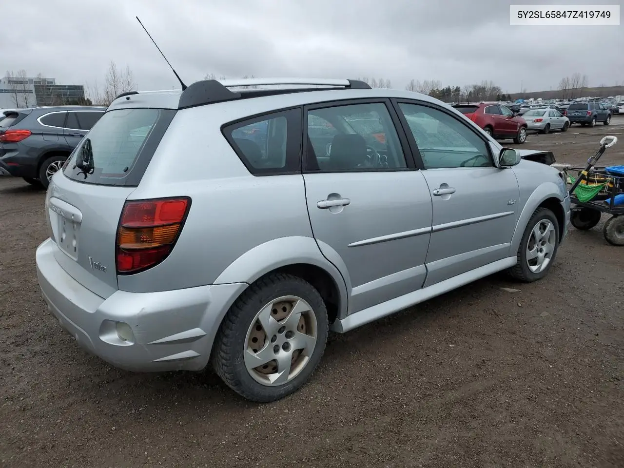 2007 Pontiac Vibe VIN: 5Y2SL65847Z419749 Lot: 51688015