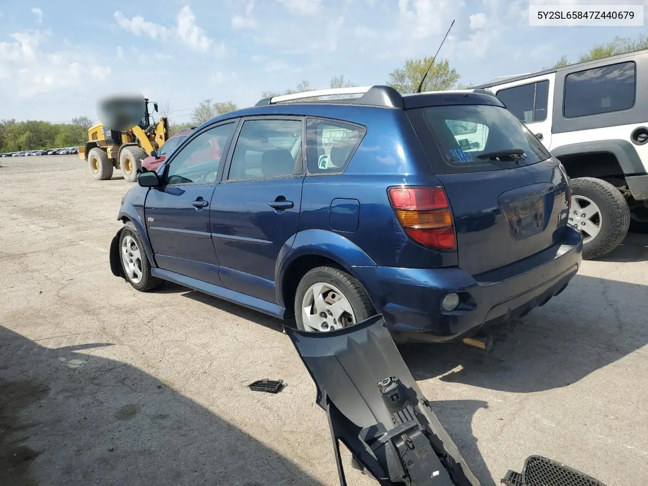 2007 Pontiac Vibe VIN: 5Y2SL65847Z440679 Lot: 54513125