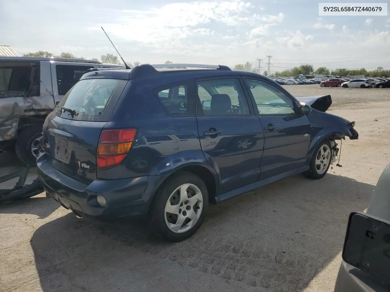 2007 Pontiac Vibe VIN: 5Y2SL65847Z440679 Lot: 54513125