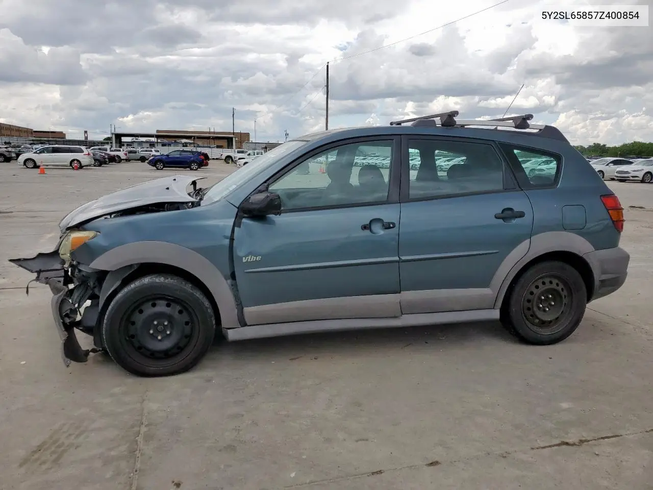2007 Pontiac Vibe VIN: 5Y2SL65857Z400854 Lot: 55932005