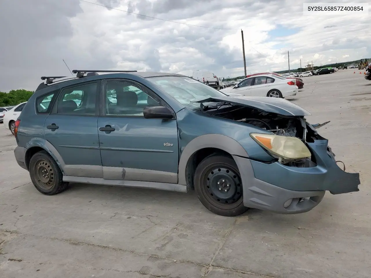 2007 Pontiac Vibe VIN: 5Y2SL65857Z400854 Lot: 55932005