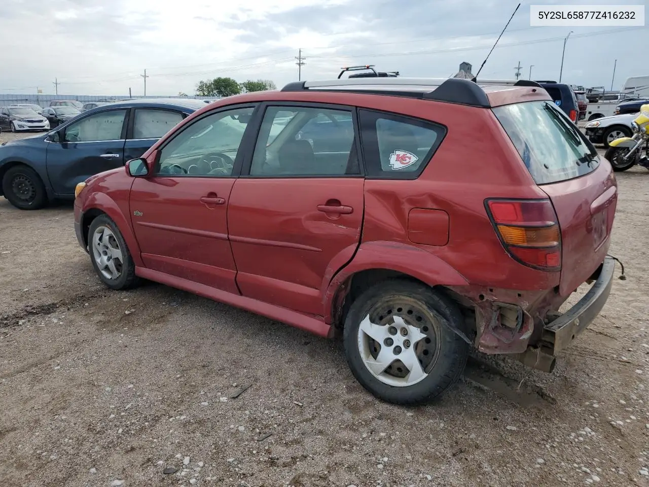 2007 Pontiac Vibe VIN: 5Y2SL65877Z416232 Lot: 60557895