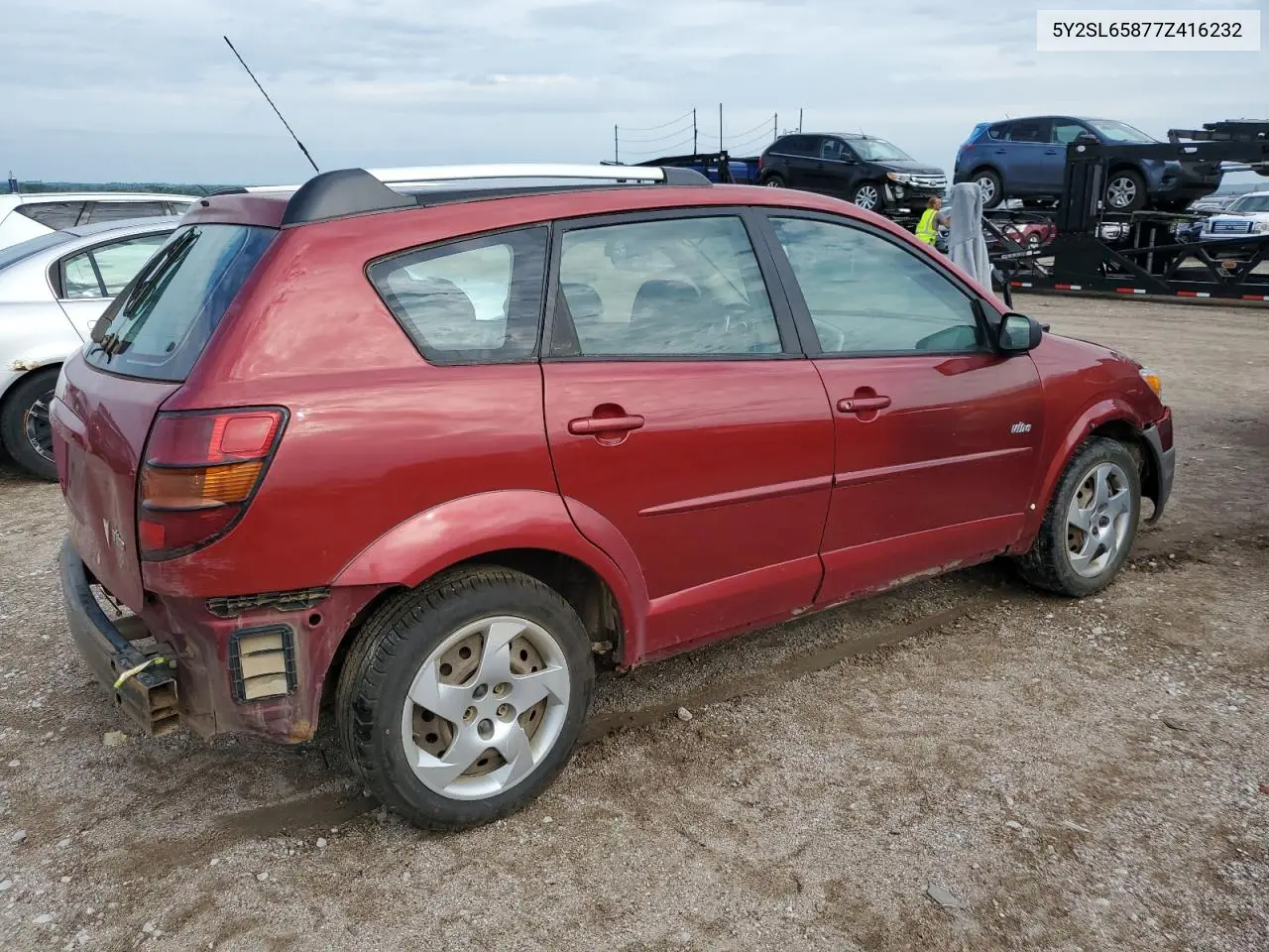 2007 Pontiac Vibe VIN: 5Y2SL65877Z416232 Lot: 60557895