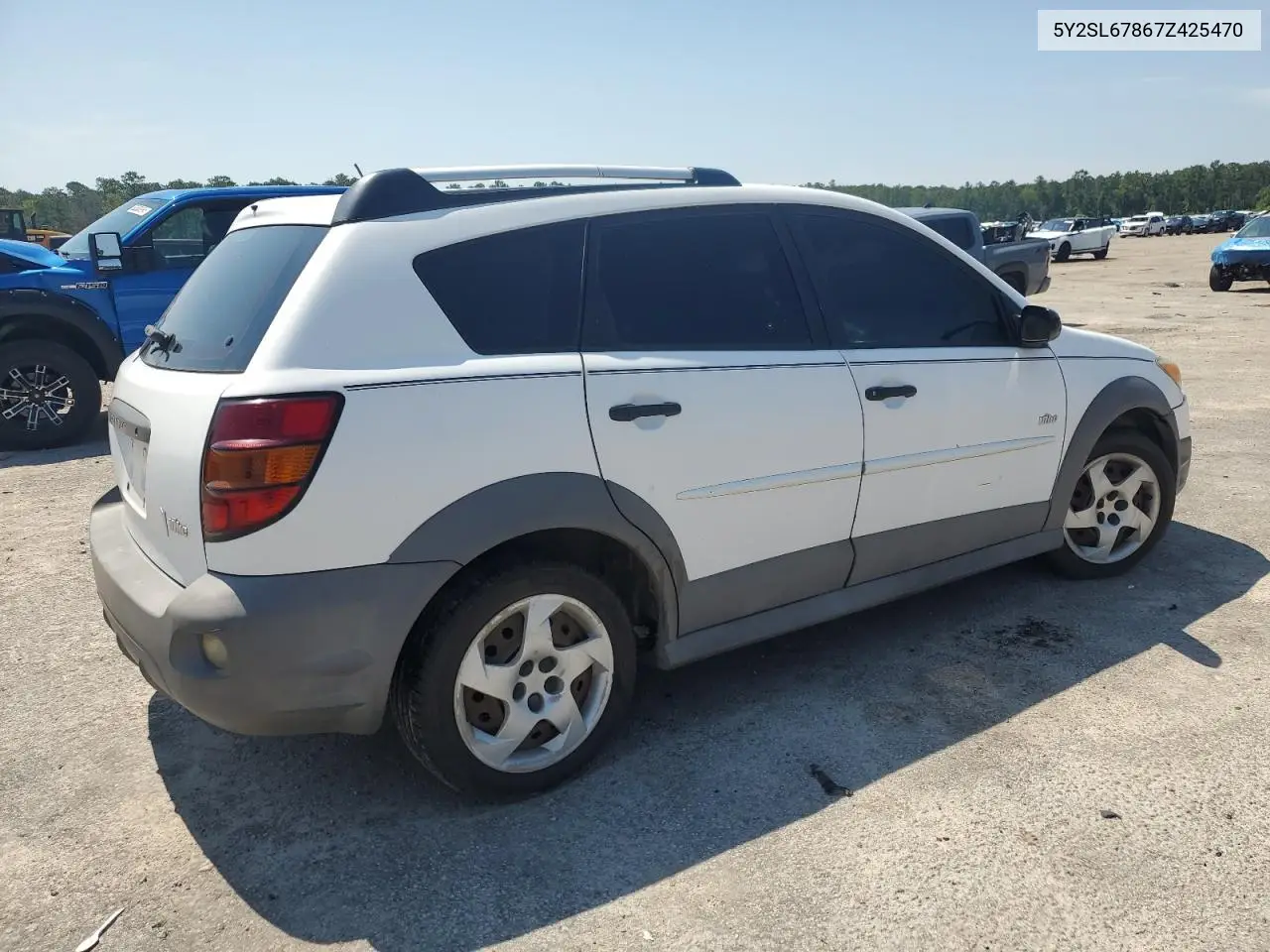 2007 Pontiac Vibe VIN: 5Y2SL67867Z425470 Lot: 62606075