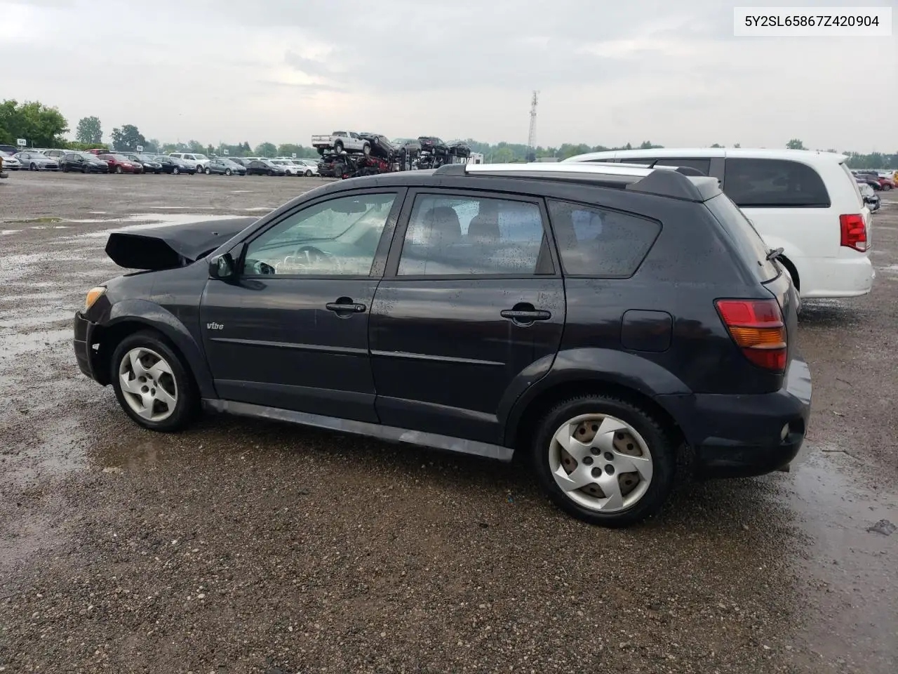 2007 Pontiac Vibe VIN: 5Y2SL65867Z420904 Lot: 62699525