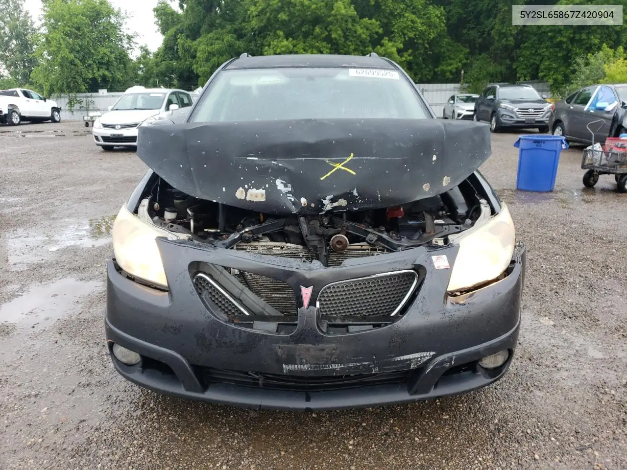2007 Pontiac Vibe VIN: 5Y2SL65867Z420904 Lot: 62699525