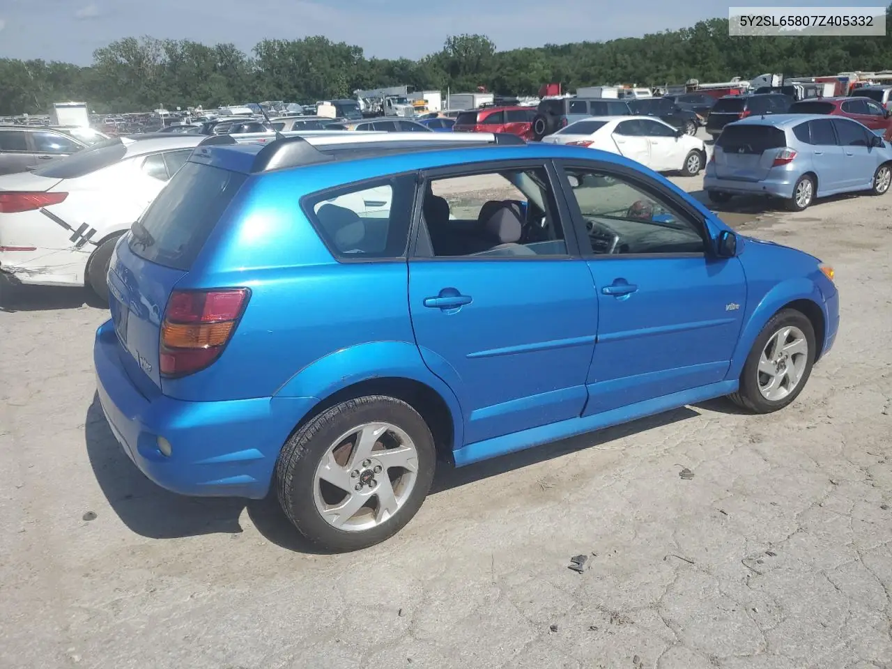 2007 Pontiac Vibe VIN: 5Y2SL65807Z405332 Lot: 62841135