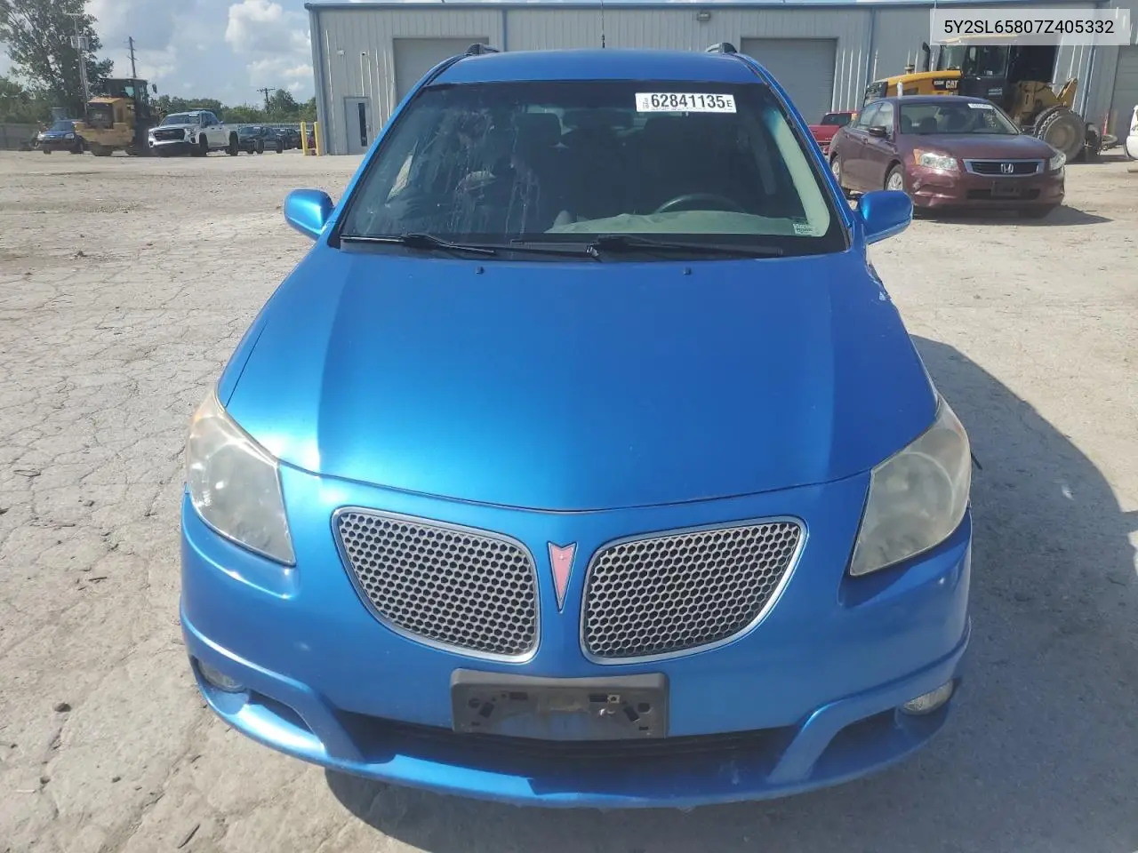 2007 Pontiac Vibe VIN: 5Y2SL65807Z405332 Lot: 62841135