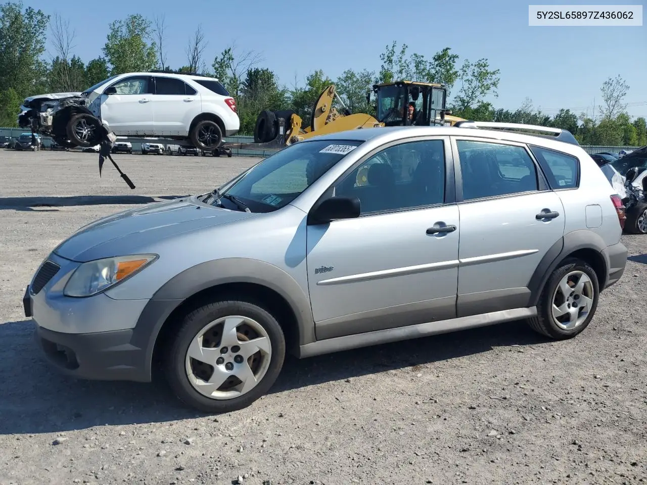 2007 Pontiac Vibe VIN: 5Y2SL65897Z436062 Lot: 63018365